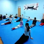 Занятия йогой, фитнесом в спортзале Миг Москва
