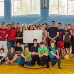 Занятия йогой, фитнесом в спортзале МОО СК Спецвзвод Волоколамск
