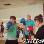 Занятия йогой, фитнесом в спортзале Moscowboxing Москва