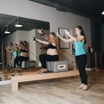 Занятия йогой, фитнесом в спортзале MVpilates Санкт-Петербург