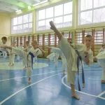 Занятия йогой, фитнесом в спортзале Новгородская областная Федерация киокусинкай Великий Новгород