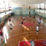 Занятия йогой, фитнесом в спортзале ОмГУПС, спортивный корпус Омск