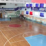 Занятия йогой, фитнесом в спортзале ОмГУПС, спортивный корпус Омск