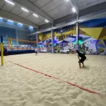 Занятия йогой, фитнесом в спортзале Panda Volley Hall Москва