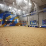 Занятия йогой, фитнесом в спортзале Panda Volley Hall Москва