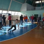 Занятия йогой, фитнесом в спортзале ПОУ СТК по Чернскому и Плавскому районам РО Оого ДОСААФ России Тульской области Плавск