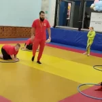 Занятия йогой, фитнесом в спортзале РДЮСШ Барс Казань