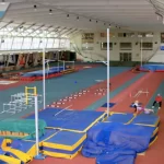Занятия йогой, фитнесом в спортзале РГУФКСМиТ Москва
