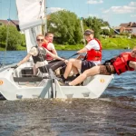 Занятия йогой, фитнесом в спортзале River Sail Тверь