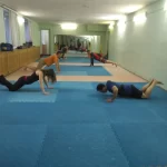 Занятия йогой, фитнесом в спортзале Родина Москва