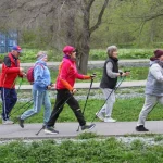 Занятия йогой, фитнесом в спортзале Русская школа скандинавской ходьбы Омск