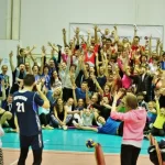 Занятия йогой, фитнесом в спортзале RusVolley Москва