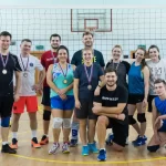 Занятия йогой, фитнесом в спортзале RusVolley Москва