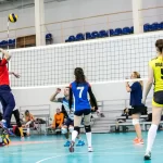 Занятия йогой, фитнесом в спортзале RusVolley Москва