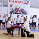 Занятия йогой, фитнесом в спортзале Самбо-70 Сочи