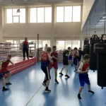 Занятия йогой, фитнесом в спортзале СДЮСШОР по боксу Пенза