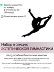 Спортивный клуб Секция эстетической гимнастики для девочек