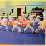 Занятия йогой, фитнесом в спортзале Школа карате Москва
