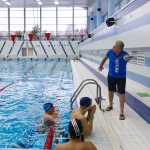 Занятия йогой, фитнесом в спортзале Школа плавания Mevis Москва