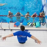 Занятия йогой, фитнесом в спортзале Школа плавания Mevis Москва