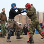 Занятия йогой, фитнесом в спортзале Школа русского воинского искусства Вольный Бой Новосибирск