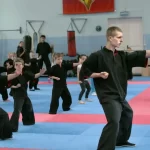 Занятия йогой, фитнесом в спортзале Школа семейного Ушу Москва