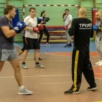 Занятия йогой, фитнесом в спортзале Школа Силового Бокса Москва