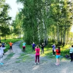 Занятия йогой, фитнесом в спортзале Сибирский трейл Томск