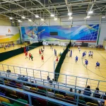 Занятия йогой, фитнесом в спортзале СК Олимпиец Санкт-Петербург