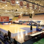 Занятия йогой, фитнесом в спортзале СК Олимпиец Санкт-Петербург