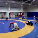Занятия йогой, фитнесом в спортзале СК Олимпиец Санкт-Петербург