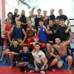 Занятия йогой, фитнесом в спортзале СК Сапсан Kickboxing Зерноград
