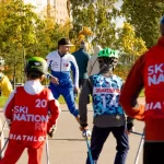 Занятия йогой, фитнесом в спортзале Skination.ru школа биатлона, лыж, роликов Санкт-Петербург