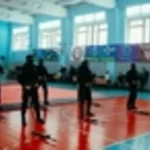 Занятия йогой, фитнесом в спортзале Союз, военно-спортивная школа Новосибирск