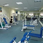 Занятия йогой, фитнесом в спортзале СОК Волжский