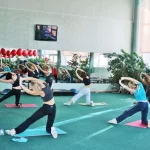 Занятия йогой, фитнесом в спортзале Совершенство Пермь