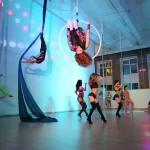 Занятия йогой, фитнесом в спортзале Спортивно-хореографическая школа воздушной акробатики Елены Марсо Москва