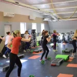 Занятия йогой, фитнесом в спортзале СпортХаус Казань