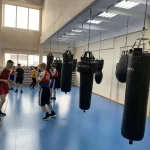 Занятия йогой, фитнесом в спортзале СШОР по боксу Пенза