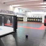 Занятия йогой, фитнесом в спортзале СШОР по Единоборствам Люберцы