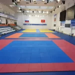 Занятия йогой, фитнесом в спортзале СШОР по Единоборствам Люберцы