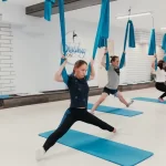 Занятия йогой, фитнесом в спортзале Stretching point Томск