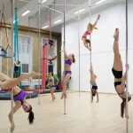 Занятия йогой, фитнесом в спортзале Студия воздушной акробатики Pole Dance Club Москва