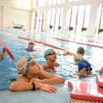 Занятия йогой, фитнесом в спортзале Swimwaymoscow Москва