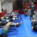 Занятия йогой, фитнесом в спортзале Тайфун Москва