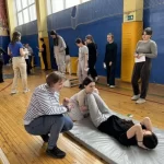 Занятия йогой, фитнесом в спортзале Центр тестирования Вфск ГТО Омск
