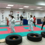 Занятия йогой, фитнесом в спортзале Центр-каратэ Киокушинкай Королёв