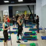 Занятия йогой, фитнесом в спортзале Весна Москва
