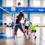 Занятия йогой, фитнесом в спортзале Волейбольная лига Москвы Москва