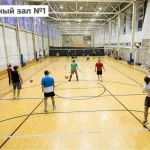 Занятия йогой, фитнесом в спортзале Volleyart школа волейбола Санкт-Петербург